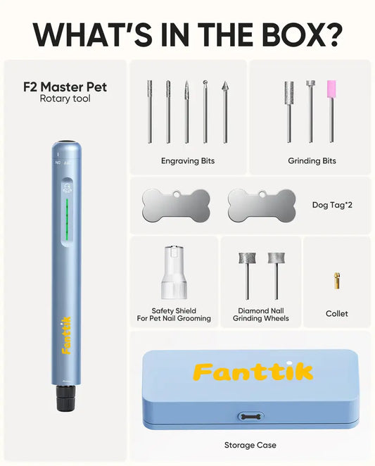 Pet Dog Nail Grinder: Quiet, Safe, Electric, Rechargeable Pet Nail Trimmer